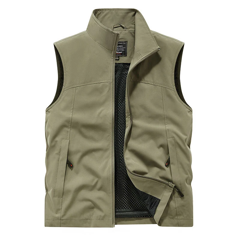 Damen Softshell‑Weste mit Meshfutter wind- und wasserabweisend Stehkragen und Frontreißverschluss Nord Taschen
