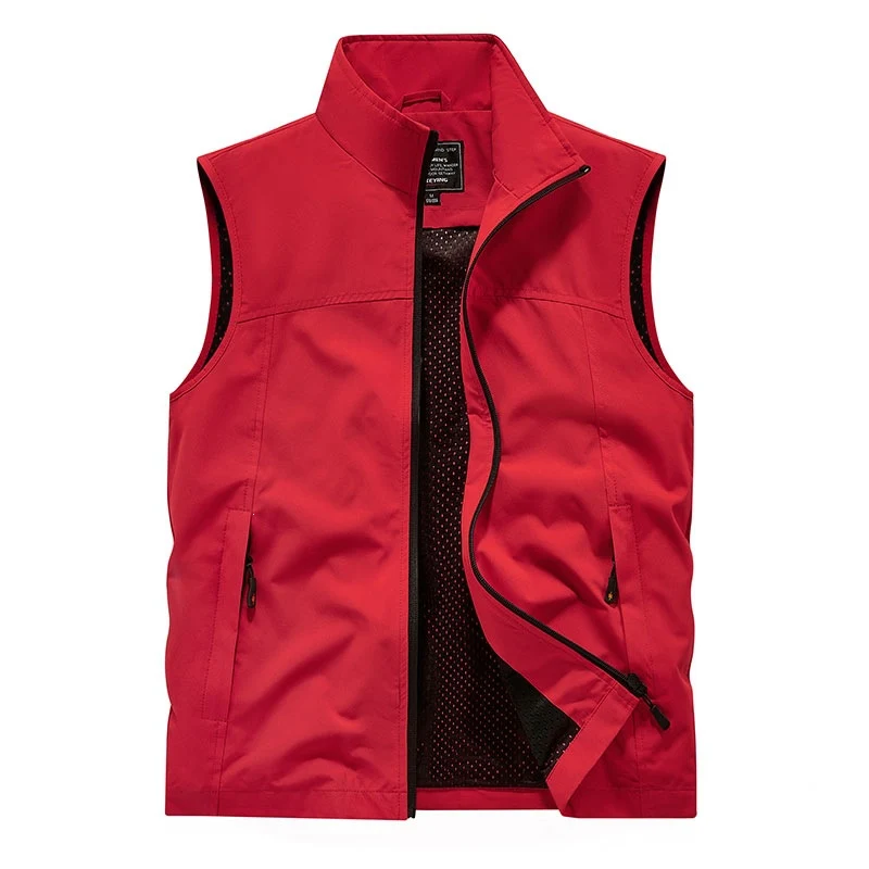 Damen Softshell‑Weste mit Meshfutter wind- und wasserabweisend Stehkragen und Frontreißverschluss Nord Taschen