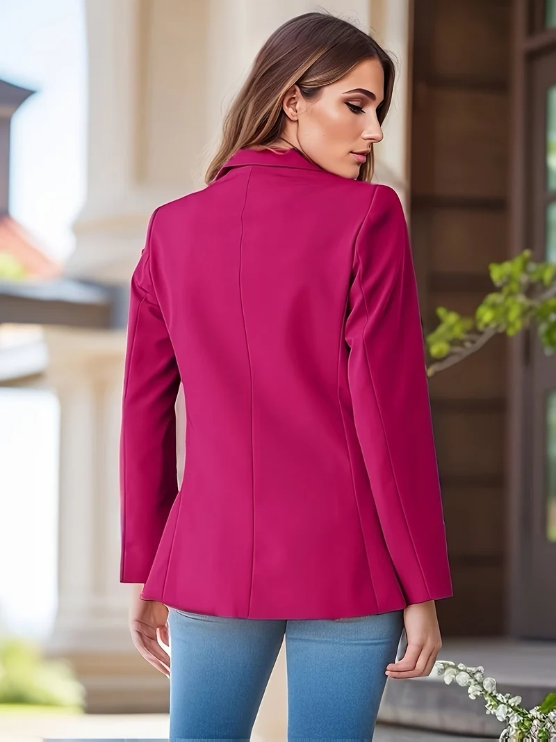 Solider Blazer mit Seitentaschen