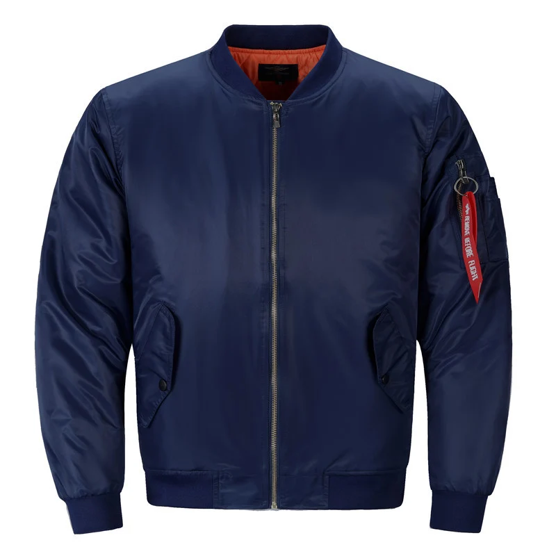 Herren Pilotenbomberjacke im Aviator-Look mit Nylonoberfläche und Utility-Ärmeltasche Nord Taschen