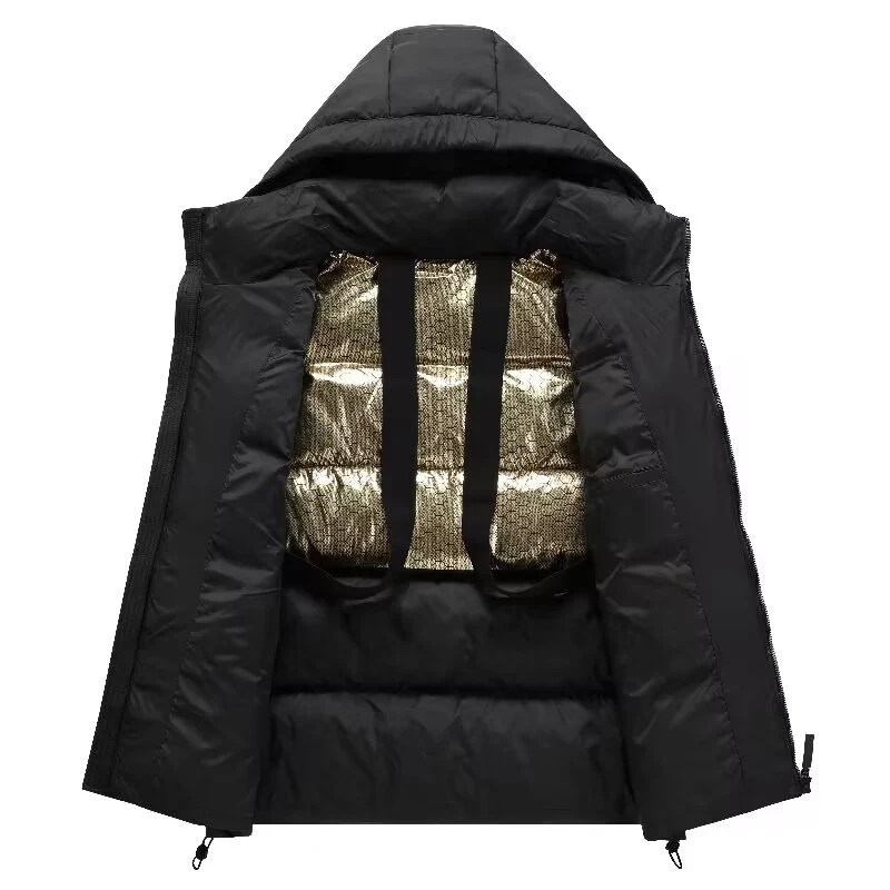 Herren Thermo-Parka mit reflektierender Wärmefutter‑Innenlage und Tragegurten Nord Taschen