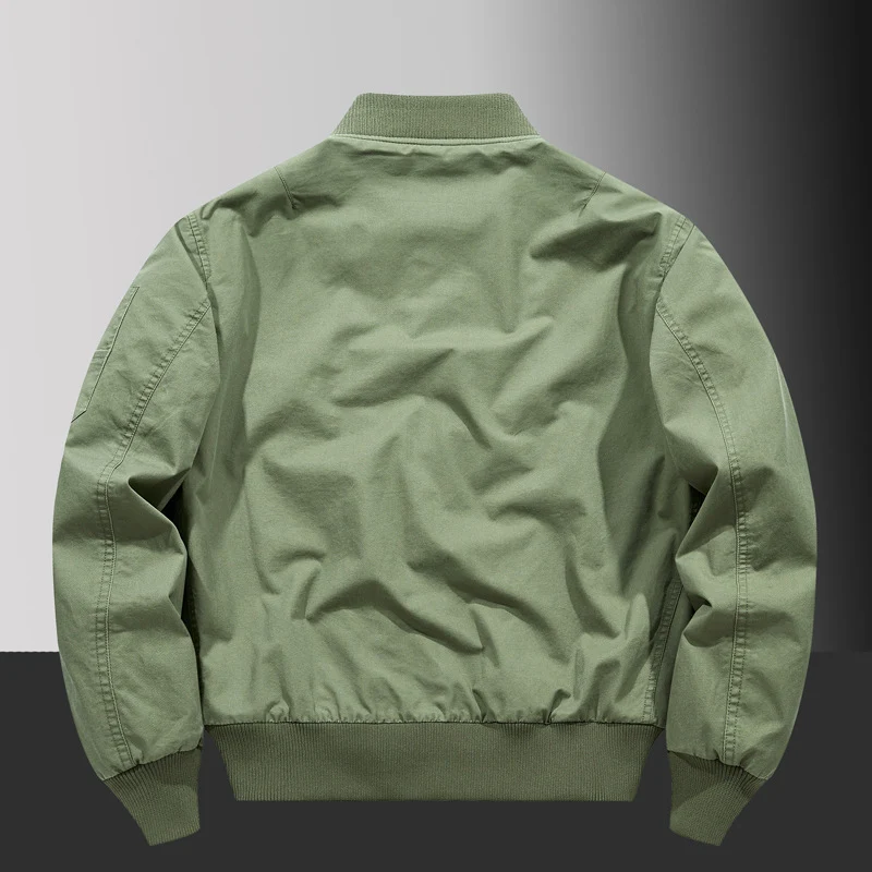 Herren Pilot‑Bomberjacke im Urban‑Utility‑Stil mit großen Klapp‑Pattentaschen und Ärmel‑Reißverschlusstasche Nord Taschen