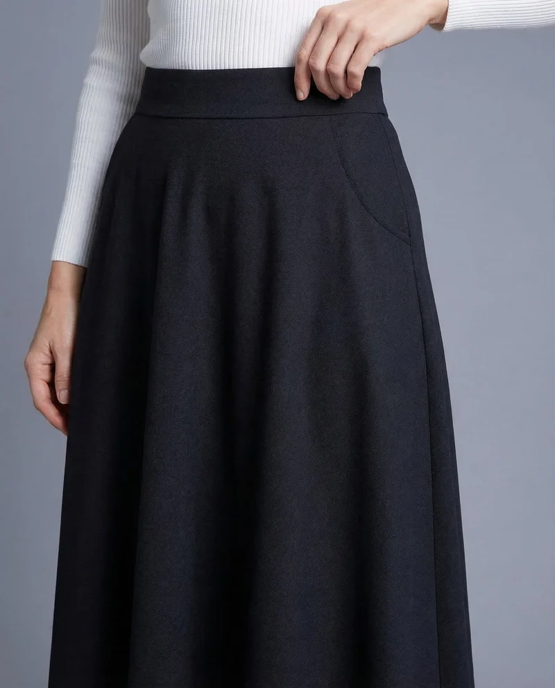 Damen Tellerrock Maxi