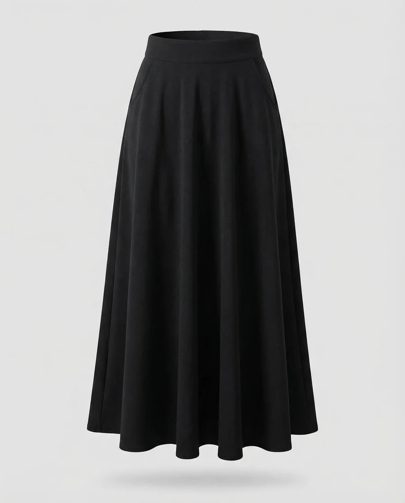 Damen Tellerrock Maxi