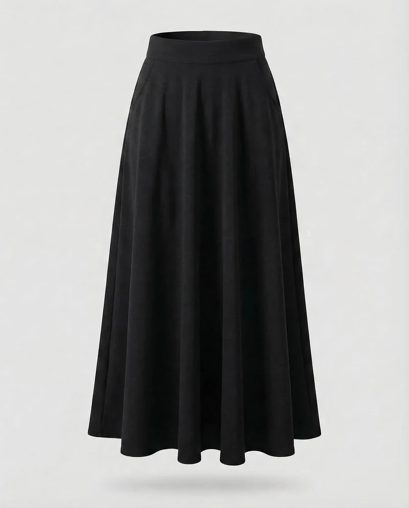 Damen Tellerrock Maxi