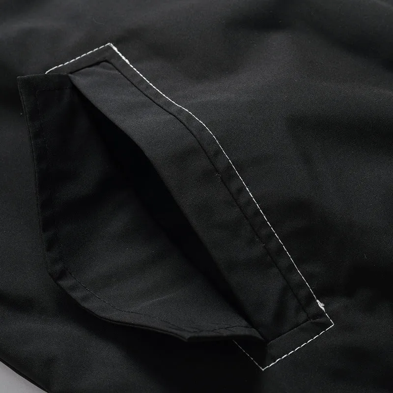Herren leichte Nylon-Bomberjacke im Aviator‑Utility‑Stil mit Ärmeltasche und Rippbündchen Nord Taschen