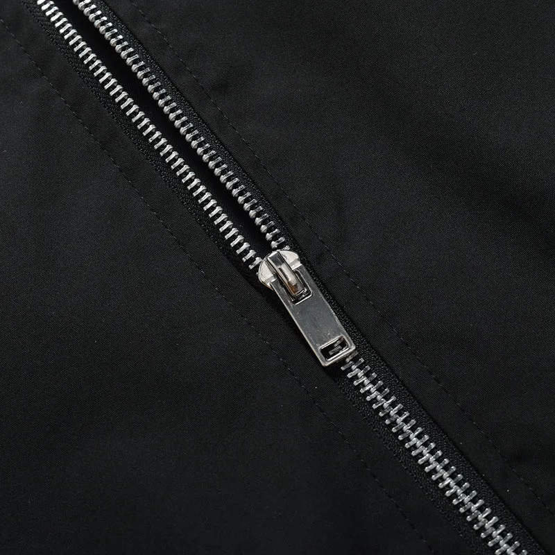 Herren leichte Nylon-Bomberjacke im Aviator‑Utility‑Stil mit Ärmeltasche und Rippbündchen Nord Taschen