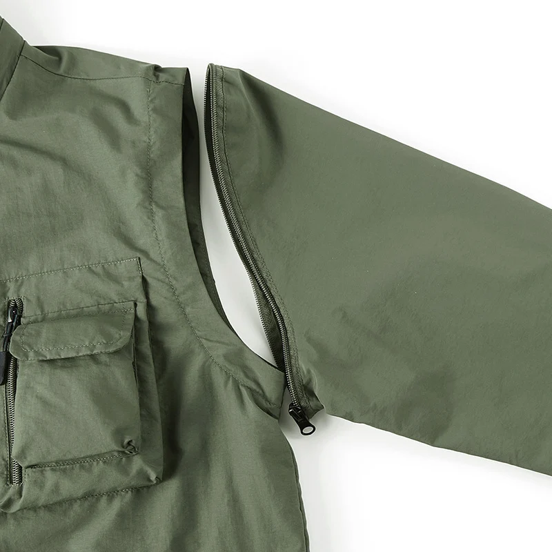 Herren leichte Multifunktions-Fieldjacke mit zahlreichen Utility‑Taschen und Belüftungsdetails Nord Taschen
