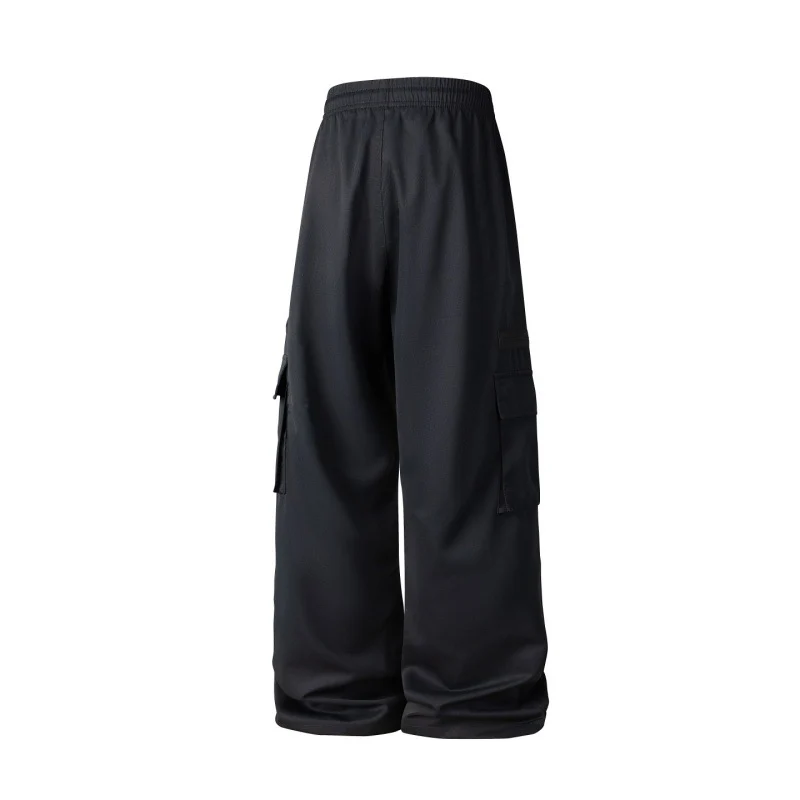 Herren Weite Cargo-Hose im Oversize-Schnitt mit elastischem Tunnelzugbund und Multifachtaschen Nord Taschen