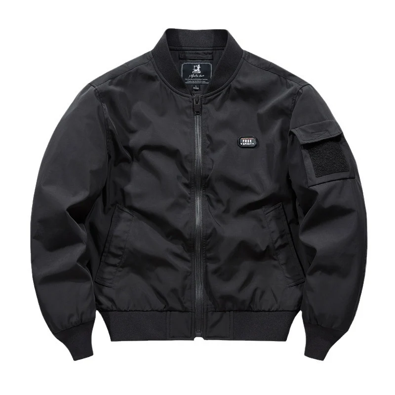 Herren leicht wattierte Bomberjacke im Utility-Look mit Ärmeltasche Nord Taschen