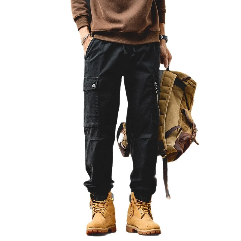 Herren Cargo-Joggerhose mit elastischem Bund und Multifachtaschen Nord Taschen