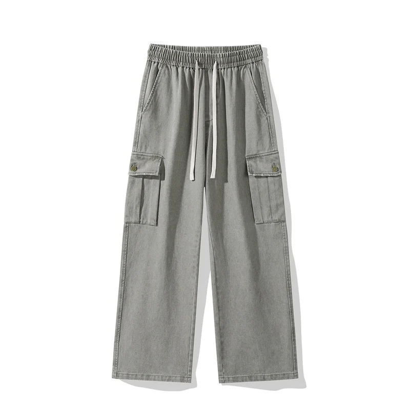 Herren Cargo-Hose im weiten Relaxed-Fit mit Tunnelzugbund und Mehrfachtaschen Nord Taschen