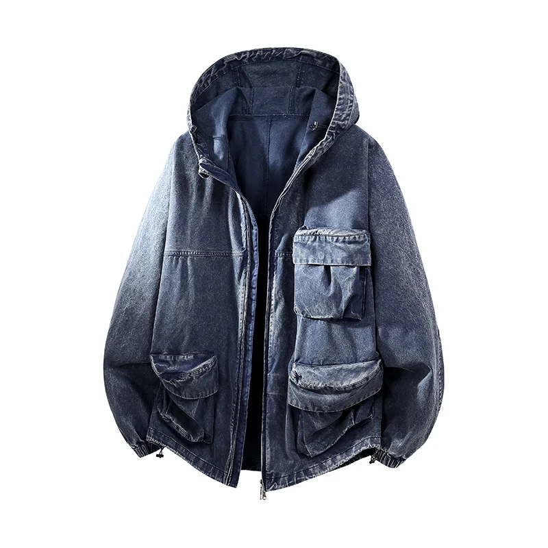 Herren Urban-Workwear Kapuzenjacke aus Canvas mit großen Stautaschen Nord Taschen