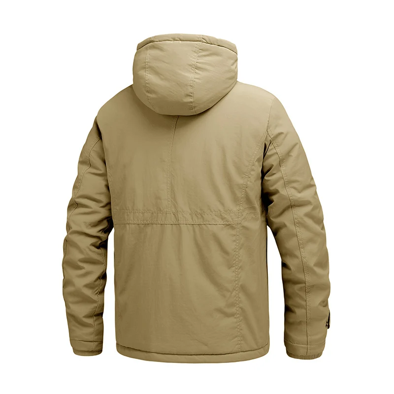 Herren Thermo-Outdoorparka mit abnehmbarer Kapuze und multifunktionalen Taschen Nord Taschen