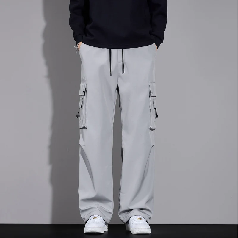 Herren Cargo-Hose im Loose-Fit mit Multifachtaschen und Tunnelzugbund Nord Taschen