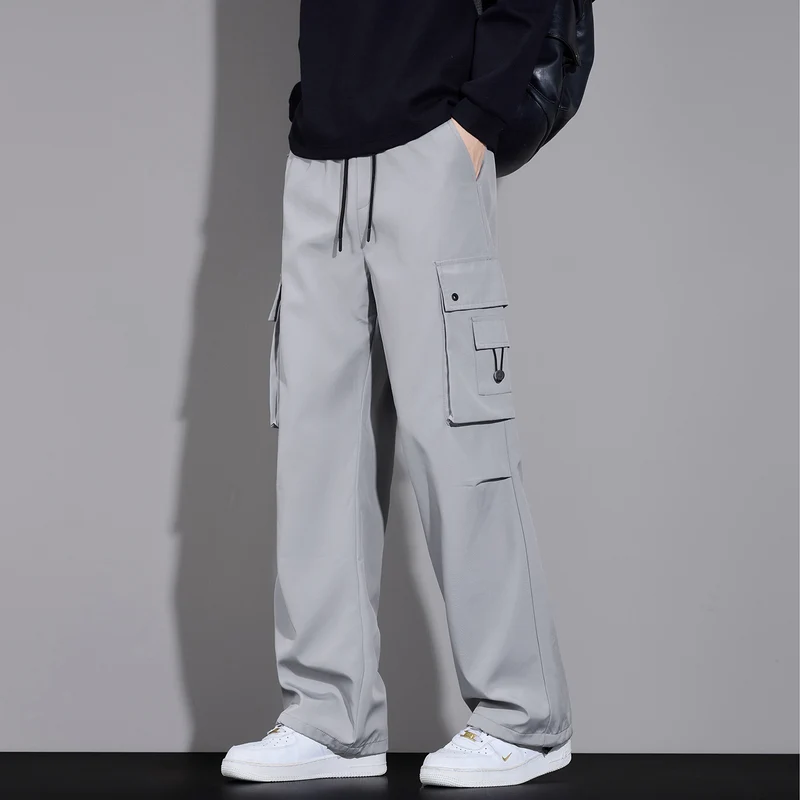 Herren Cargo-Hose im Loose-Fit mit Multifachtaschen und Tunnelzugbund Nord Taschen
