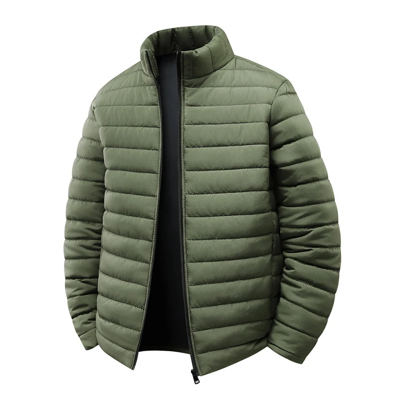 Herren Steppjacke mit leichter Thermoisolierung und hohem Stehkragen Nord Taschen