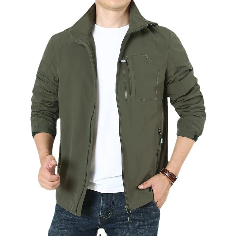 Herren leichter atmungsaktiver Fieldparka mit Mesh‑Futter und Kapuze Nord Taschen