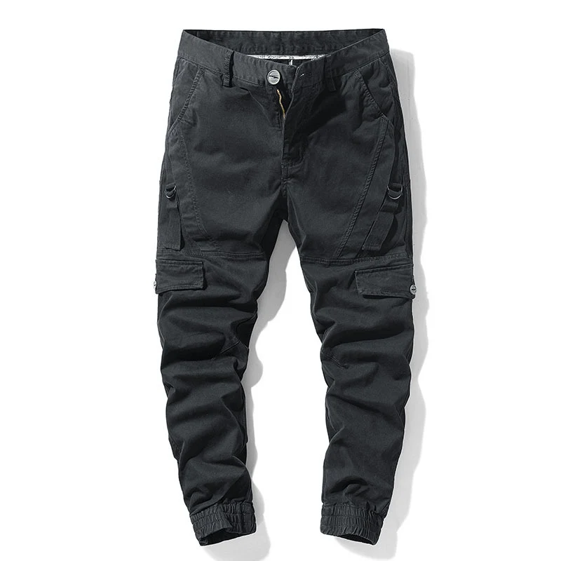 Herren funktionale Cargo‑Joggerhose im Utility‑Workstyle mit Elastikbündchen Nord Taschen