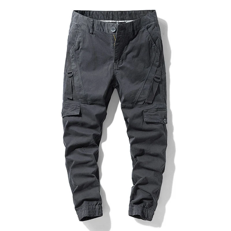 Herren funktionale Cargo‑Joggerhose im Utility‑Workstyle mit Elastikbündchen Nord Taschen