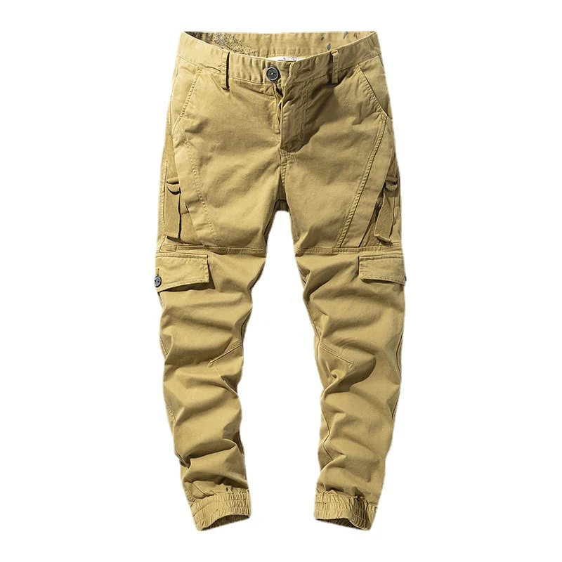 Herren funktionale Cargo‑Joggerhose im Utility‑Workstyle mit Elastikbündchen Nord Taschen