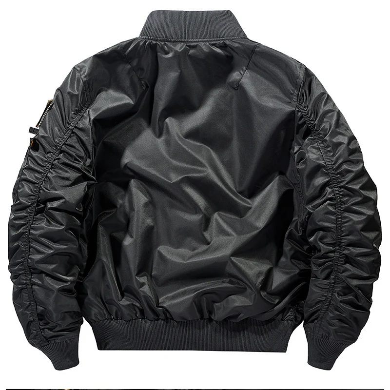 Herren Flieger-Bomberjacke mit Mehrfach-Zip-Taschen und Rippbündchen Nord Taschen
