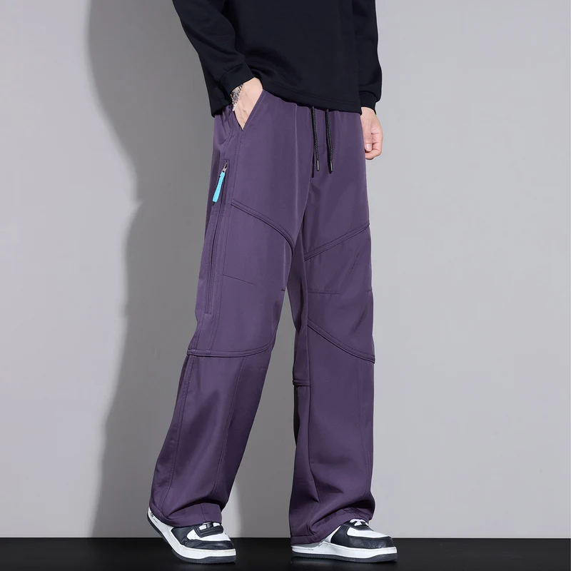 Herren Locker sitzende Cargo-Hose mit Tunnelzug, Knie-Panels und Multifachtaschen Nord Taschen