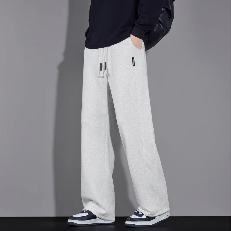 Herren Locker geschnittene Sweatpants mit Kordelzug und geradem Bein Nord Taschen