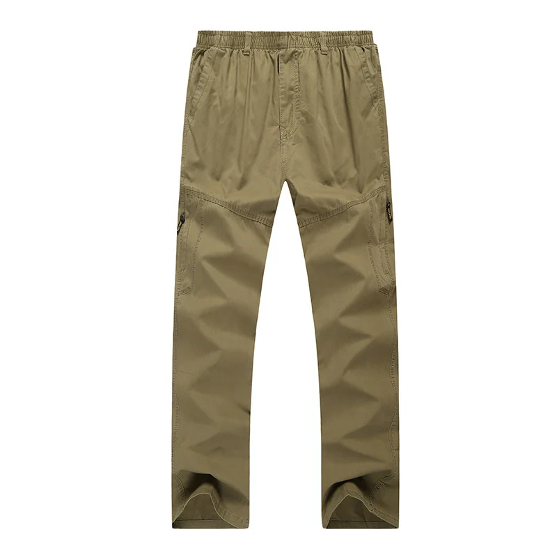 Herren Cargohose mit elastischem Bund, multifunktionalen Utility‑Taschen und geradem Schnitt Nord Taschen