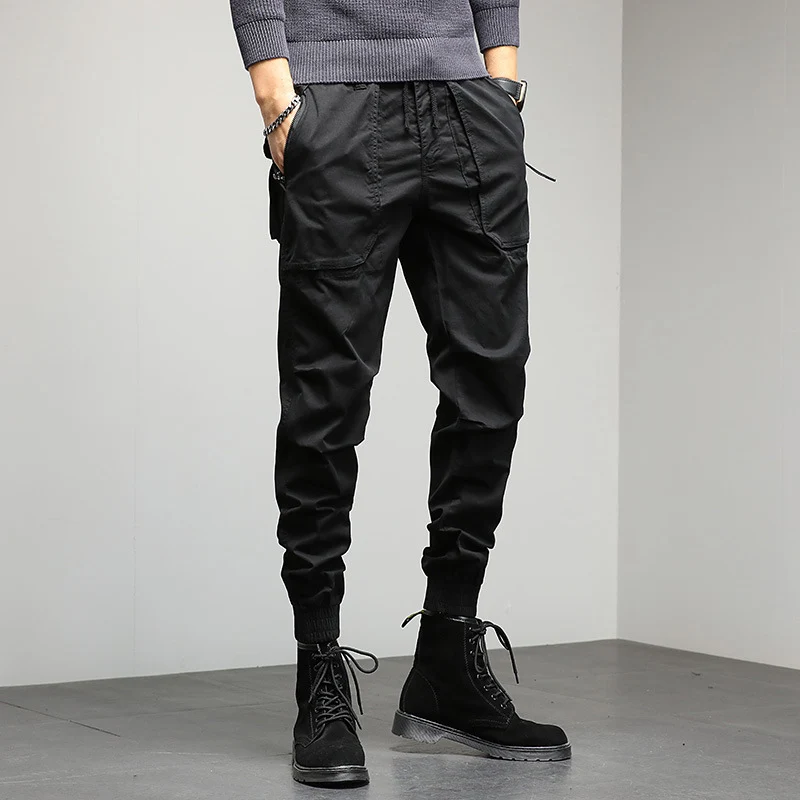 Herren Cargo-Joggerhose mit Utility-Taschen und elastischem Bündchen Nord Taschen