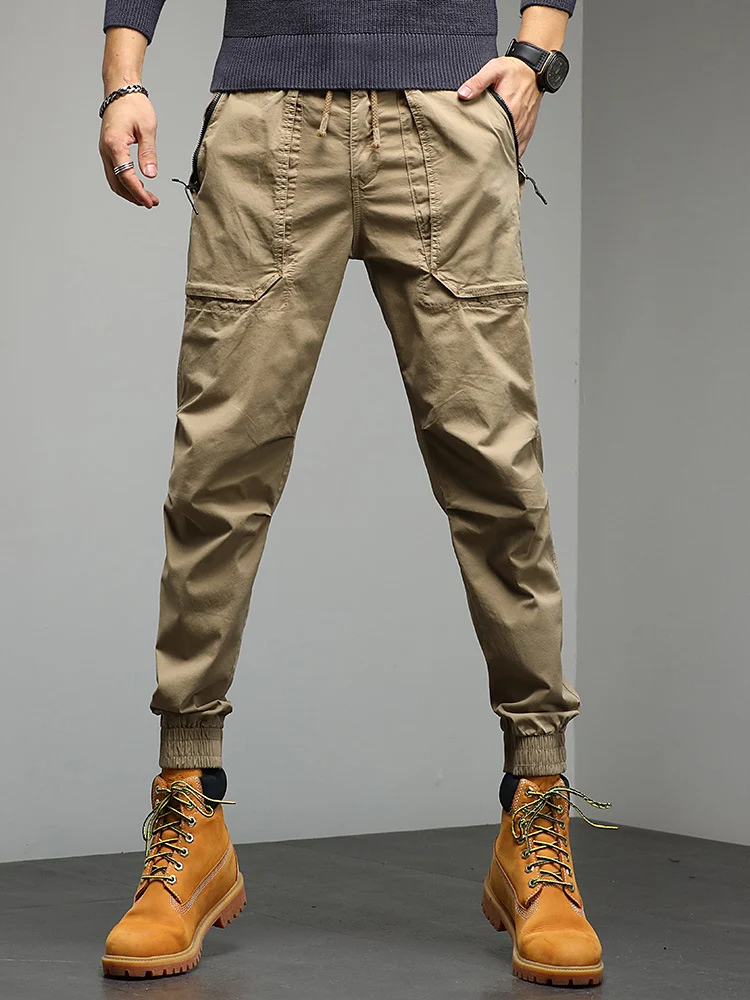 Herren Cargo-Joggerhose mit Utility-Taschen und elastischem Bündchen Nord Taschen