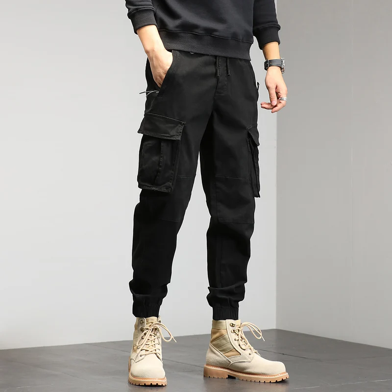 Herren Cargo-Joggerhose mit Multifach-Taschen und Kordelzug Nord Taschen