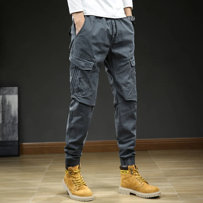Herren Cargo-Joggerhose mit Multifach-Taschen und Kordelzug Nord Taschen