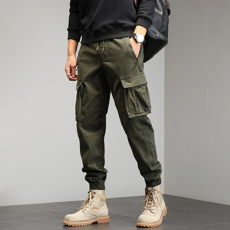 Herren Cargo-Joggerhose mit Multifach-Taschen und Kordelzug Nord Taschen