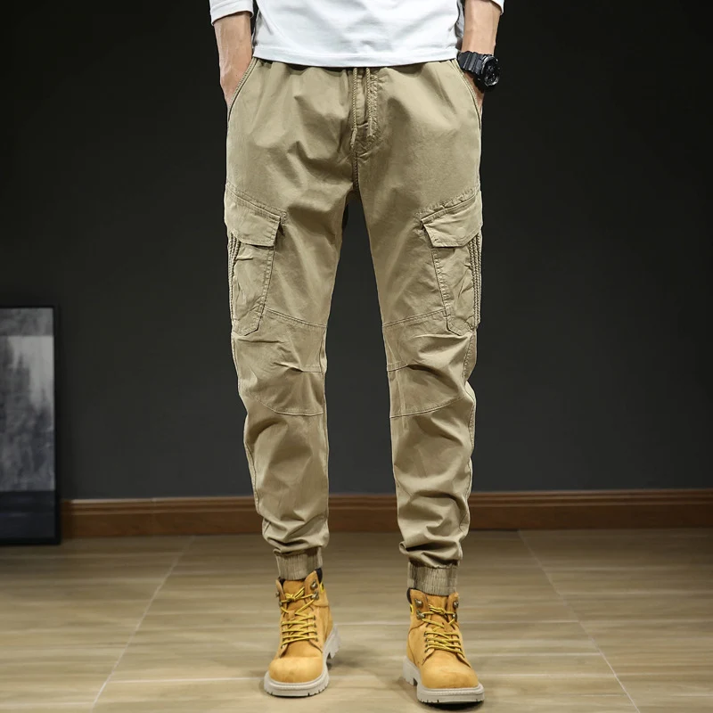 Herren Cargo-Joggerhose mit Multifach-Taschen und Kordelzug Nord Taschen