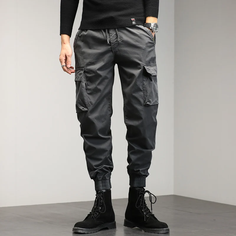 Herren Cargo-Joggerhose mit Multifach-Taschen und Kordelzug Nord Taschen