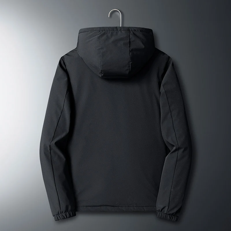 Herren Leichte Softshelljacke mit Kapuze, wind- und wasserabweisend Nord Taschen