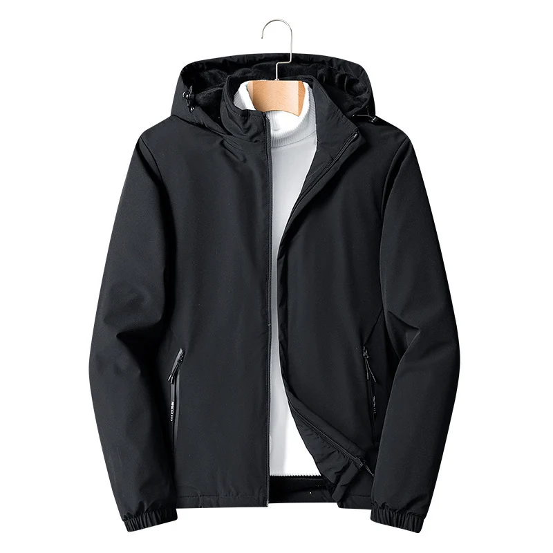 Herren Leichte Softshelljacke mit Kapuze, wind- und wasserabweisend Nord Taschen
