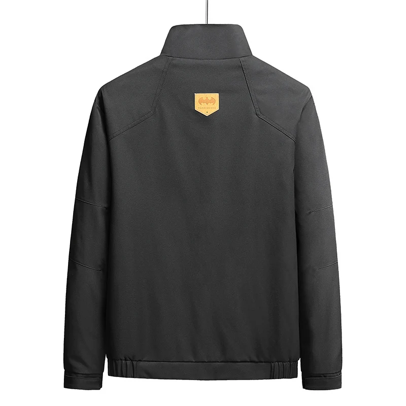 Herren Leichte Softshell-Übergangsjacke im Utility-Minimalstil mit hochschließendem Stehkragen und verdecktem Reißverschluss Nord Taschen