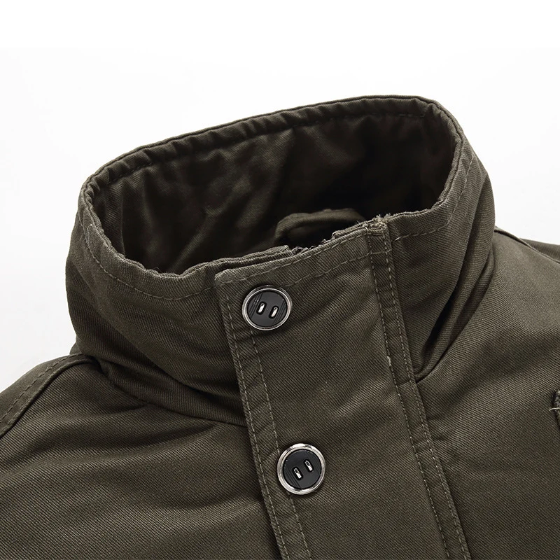Herren Fieldblouson im Aviator-Look mit Teddyfleece-Futter und Schulterpatten Nord Taschen