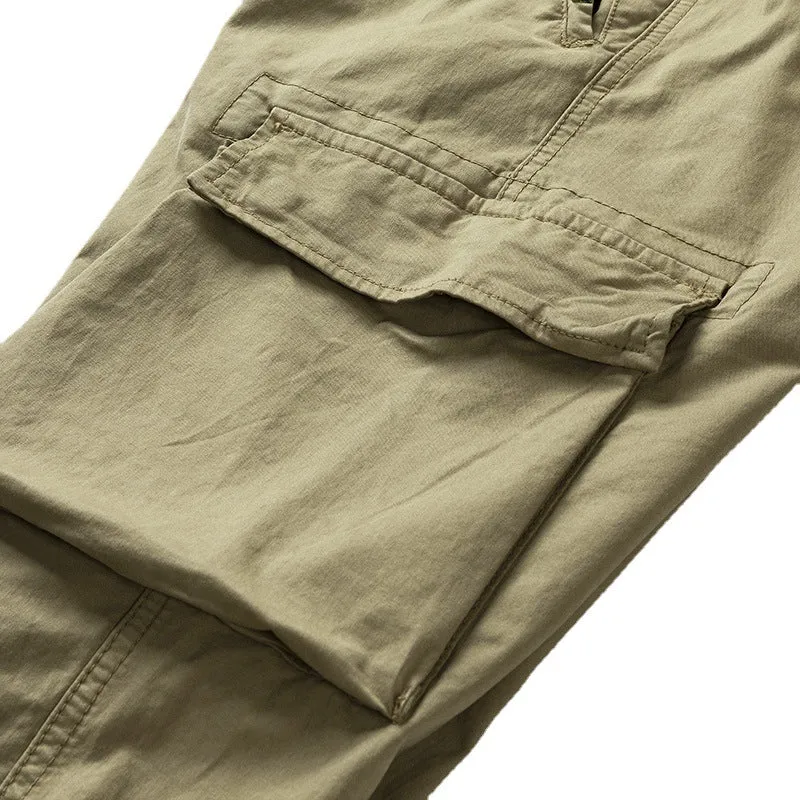Herren Cargo-Jogger mit elastischem Bund, Multifunktions-Taschen und gesmokten Bündchen Nord Taschen