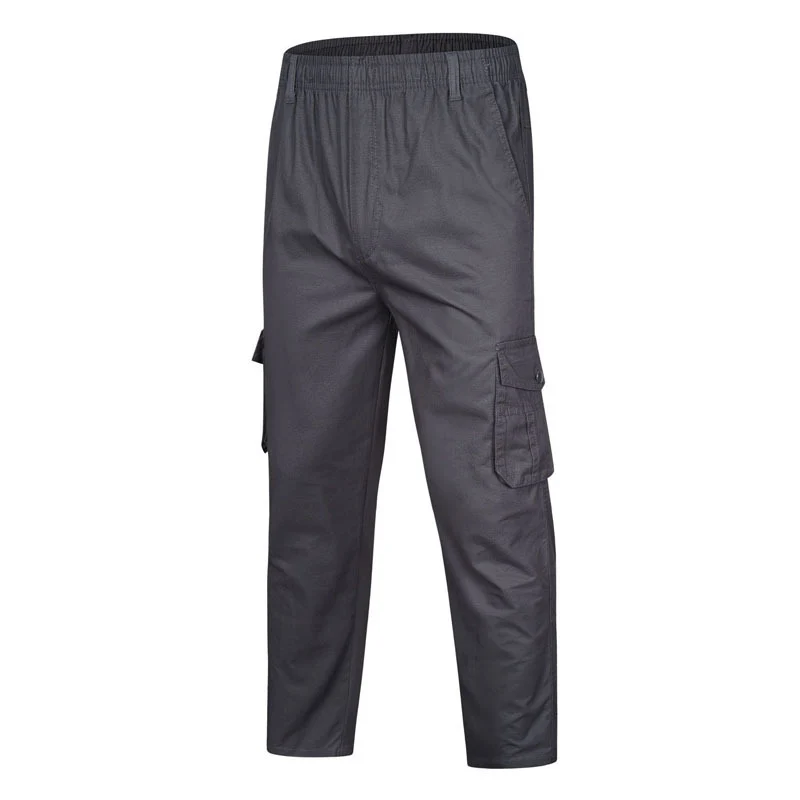 Herren Cargo-Hose mit elastischem Bund, Mehrfachtaschen und geradem Bein Nord Taschen