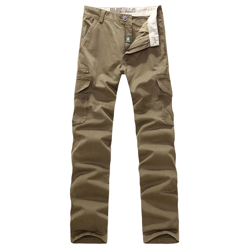 Herren Cargo-Hose im Utility-Stil mit Mehrfach-Taschen und verstärkten Knien Nord Taschen