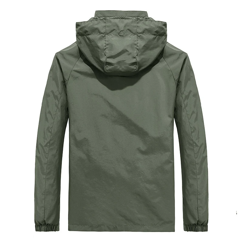 Herren Leichte Softshell-Outdoorjacke mit Kapuze, atmungsaktivem Meshfutter und Reißverschlussbrusttasche Nord Taschen