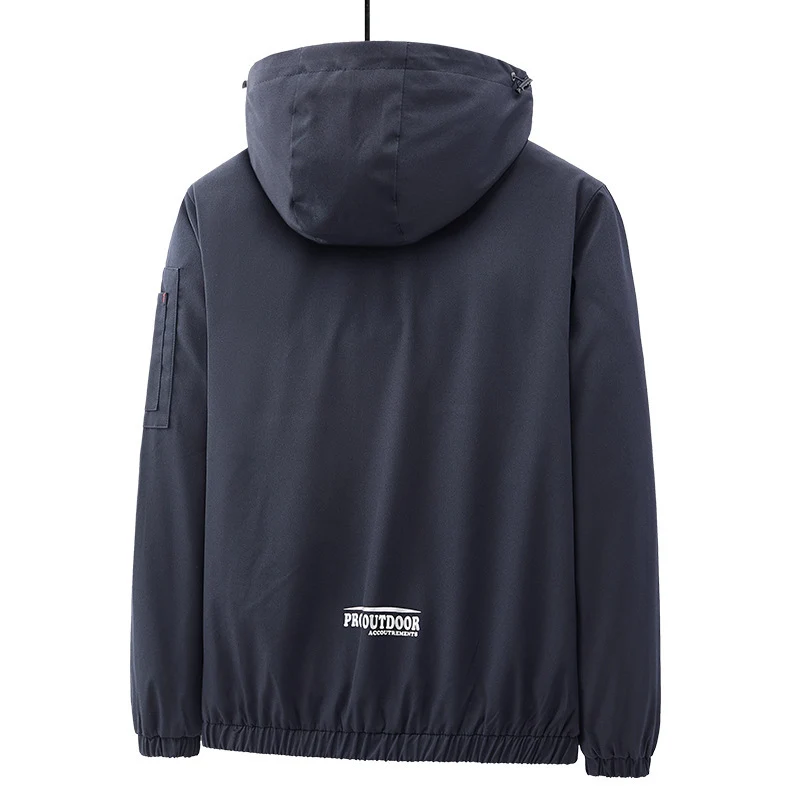 Herren Leichte Softshell-Outdoorjacke mit Kapuze, Ärmeltasche und Reißverschlusstaschen Nord Taschen