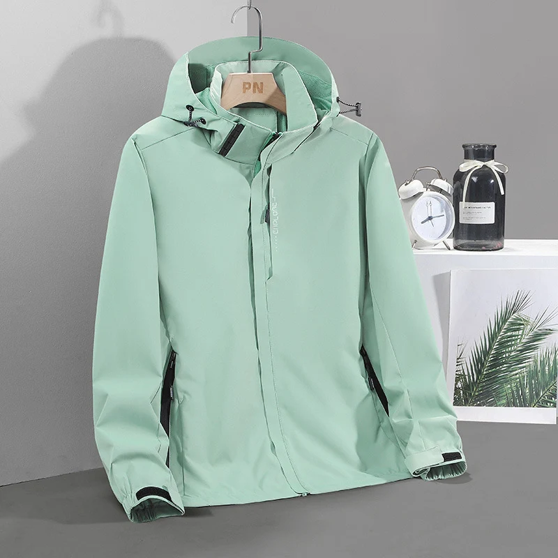 Herren Leichte Softshell-Kapuzenjacke mit verdecktem Reißverschluss und winddichter Membran Nord Taschen
