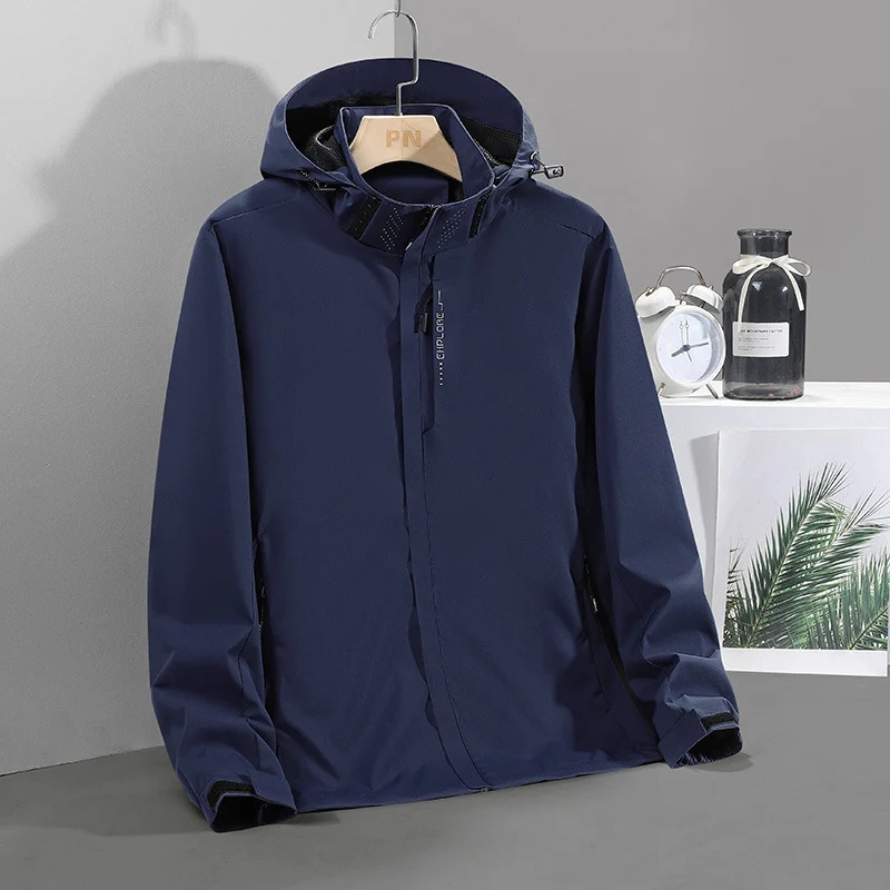Herren Leichte Softshell-Kapuzenjacke mit verdecktem Reißverschluss und winddichter Membran Nord Taschen
