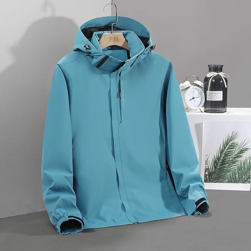 Herren Leichte Softshell-Kapuzenjacke mit verdecktem Reißverschluss und winddichter Membran Nord Taschen