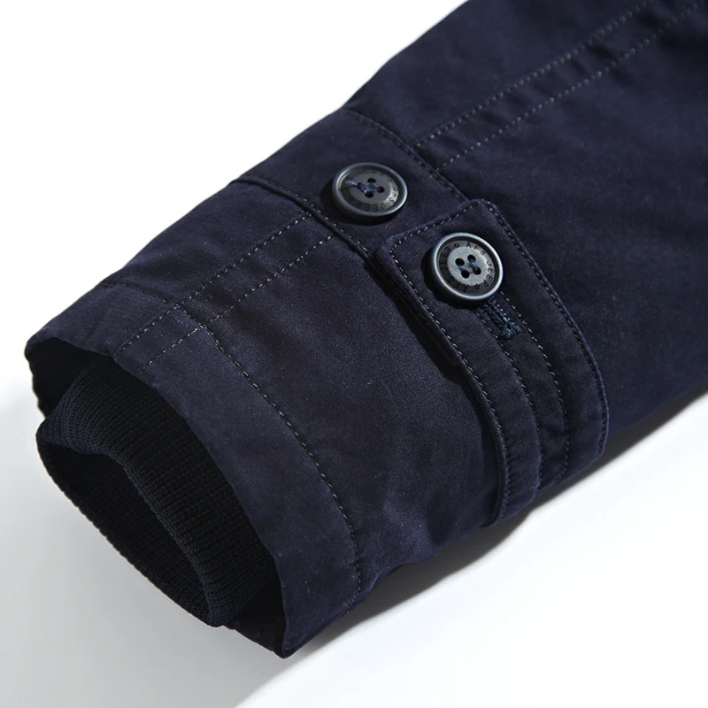 Herren Kapuzenparka mit Teddyfutter und multifunktionalen Utility‑Taschen Nord Taschen