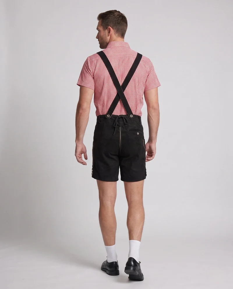 Herren Trachten Shorts mit aufwendiger Stickerei Nord Taschen